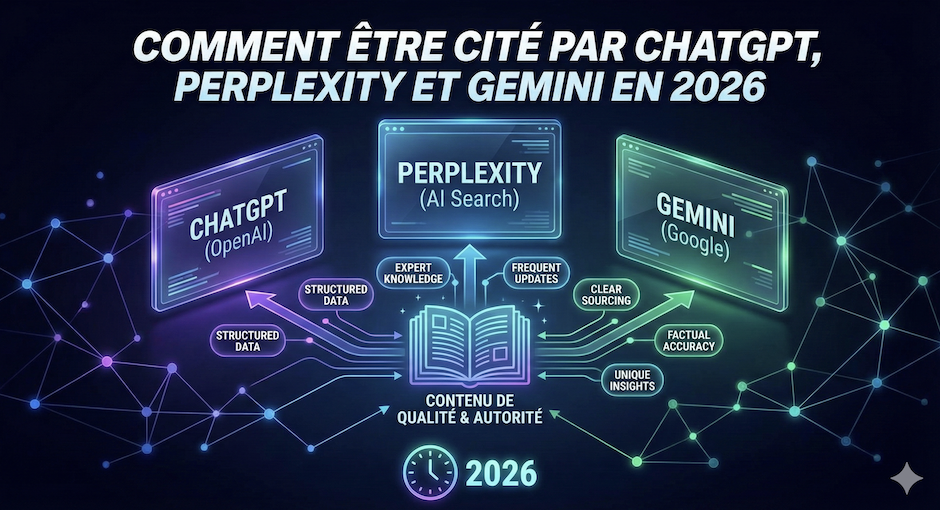 Comment Être Cité par ChatGPT, Perplexity et Gemini